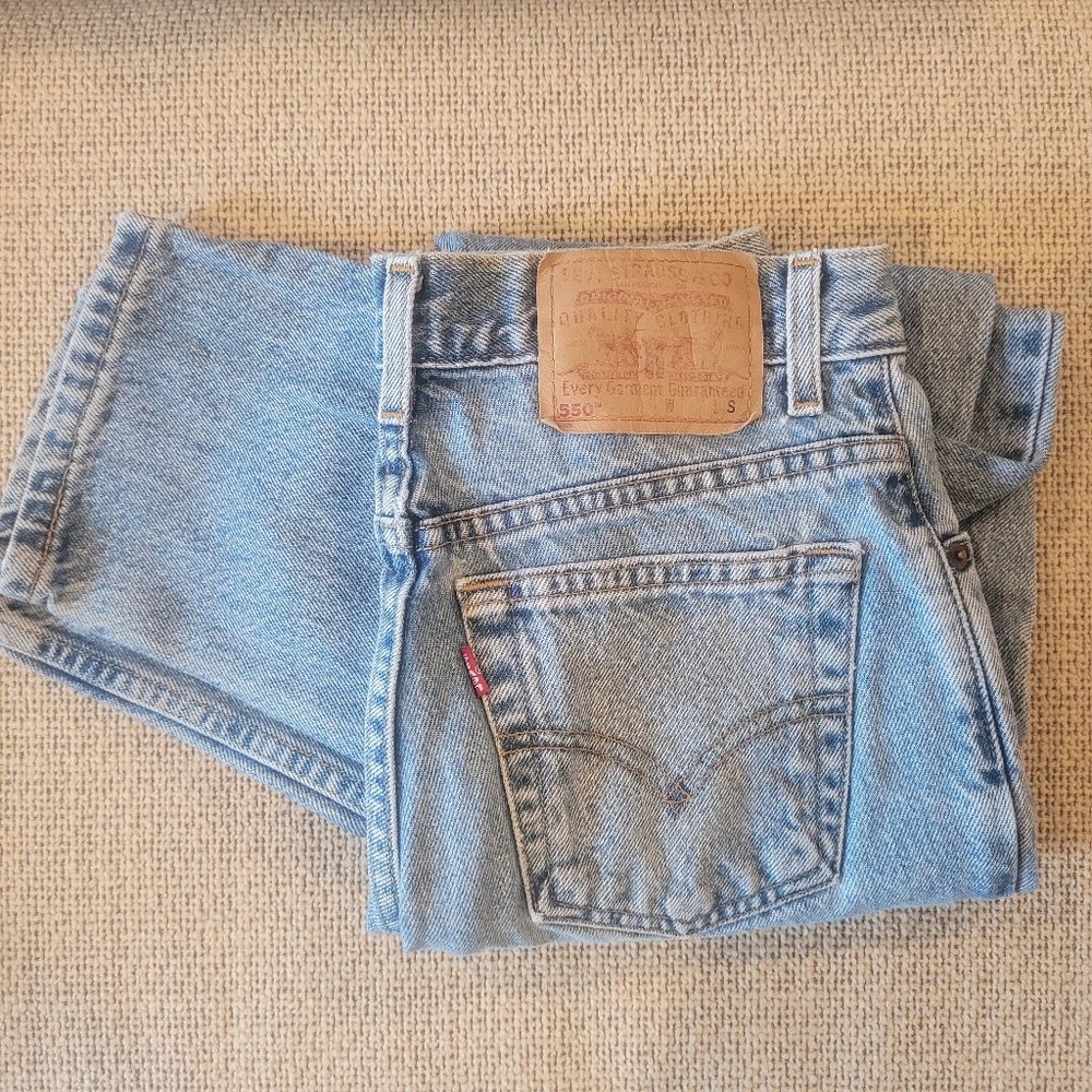 VINTAGE LEVI'S -Relaxed Tapered-550 Jeans (Sz 5S)